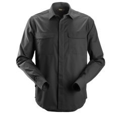 SERVICE SHIRT, LANGE MOUWEN ZWART
