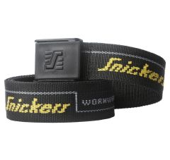 SNICKERS WORKWEAR LOGO RIEM ZWART