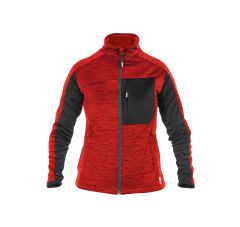 DASSY CONVEX NEXT WOMEN MIDLAYERVEST VOOR DAMES ROOD/ZWART