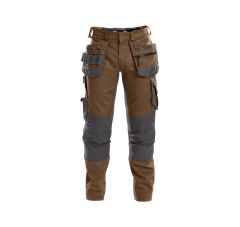 BROEK FLUX PESCO41 (245 GR) LEEMBRUIN/ANTRACIETGRIJS