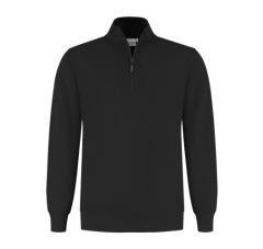 SANTINO ZIPSWEATER LUX BLACK