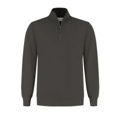 SANTINO ZIPSWEATER LUX CHARCOAL