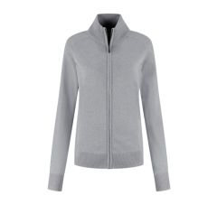 SANTINO ZIP CARDIGAN PLANO LADIES SPORT GREY