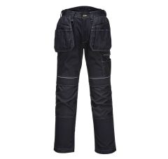 PW3 GEVOERDE WINTERBROEK MET HOLSTERZAKKEN ZWART