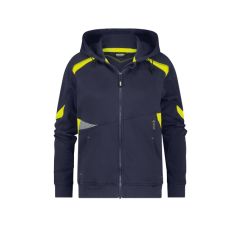 SANTOS WOMEN HOODIE VOOR DAMES NACHTBLAUW FLUOGEEL COPES86