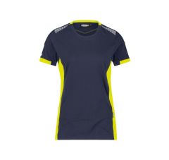 TAMPICO WOMEN T-SHIRT VOOR DAMES NACHTBLAUW FLUOGEEL COPES03
