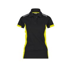 VERACRUZ WOMEN POLO VOOR DAMES ZWART FLUOGEEL COPES83