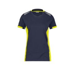 VERACRUZ WOMEN POLO VOOR DAMES NACHTBLAUW FLUOGEEL COPES83